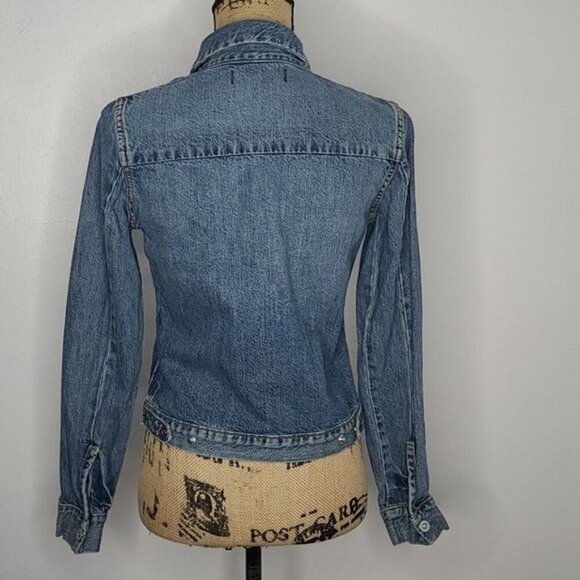 Elizabeth and James Denim Jacket Small Classic Designer - Picture 3 of 13